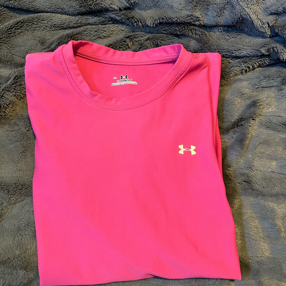 Under Armour ColdGear Pink Top